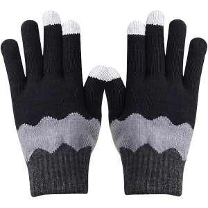 Черни и сиви ръкавици за докосване на екрана за жени, марка Flippy - Дамски аксесоар