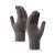 Flippy Model H сензорни ръкавици за мъже, тъмно сиво, плетена акрилна, кадифена подплата, универсален размер