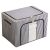 Foldable Storage Box, Flippy, with Zipper, 66 L, Textile, 50x40x33 cm, Zebra Design 107748260