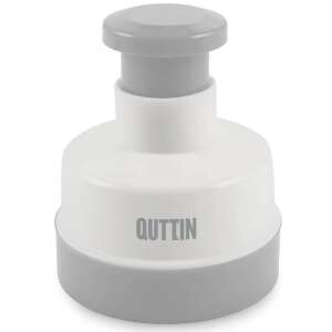 Quttin manual hamburger press, white, makes perfect burger patties - Garden Grill & BBQ Tool