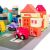Set de mașini din lemn City Blocks + 115 covorașe educaționale pentru cărămidă 107750336