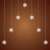Home KAF7WW snowflake light curtain with 7 warm white LEDs hanging against a brown background