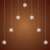 Home KAF7WW snowflake light curtain with 7 warm white LEDs hanging against a brown background