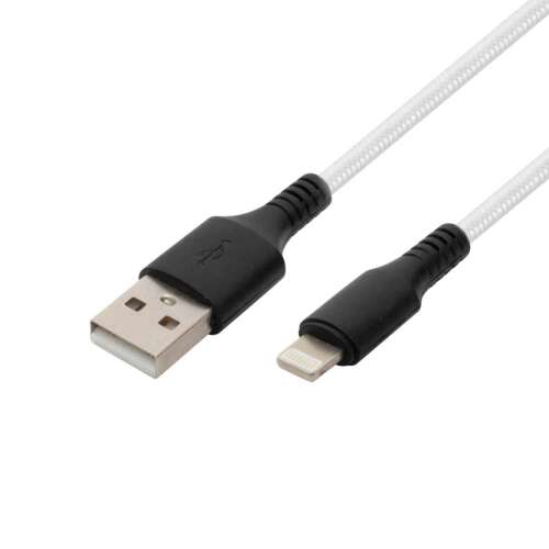 Kabel ładujący Home USBAL1, USB A / Lightning, 2.1A, 1m, biały