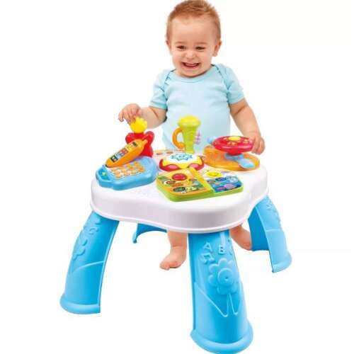 Многофункционална маса за дейности ZiziToy, бебе играе с масата