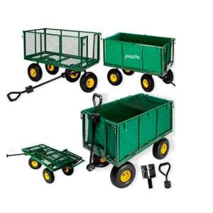 Wielofunkcyjny wózek ogrodowy Pepita o udźwigu 500 kg #ciemnozielony