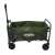 Pepita folding wagon with adjustable handle, green, front view