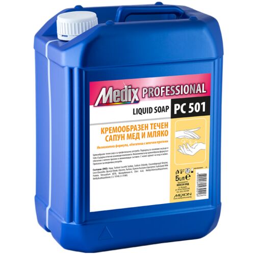 Creamy Liquid Soap with Milk and Honey, 5 liters, Medix Professional 136784837