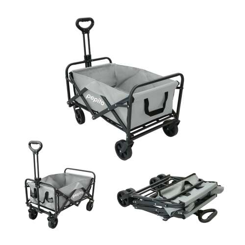 Pepita Faltbarer Handkarren mit verstellbarem Griff #grau