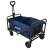 Pepita folding wagon with adjustable handle, dark blue, 3/4 view