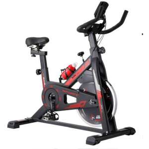Felbontott - SmileSPORT Racing PRO 700 Spinning Kerékpár pulzus- és kalóriamérő funkcióval #fekete-piros 