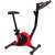 Pepita red and black stationary exercise bike with display and calorie counter