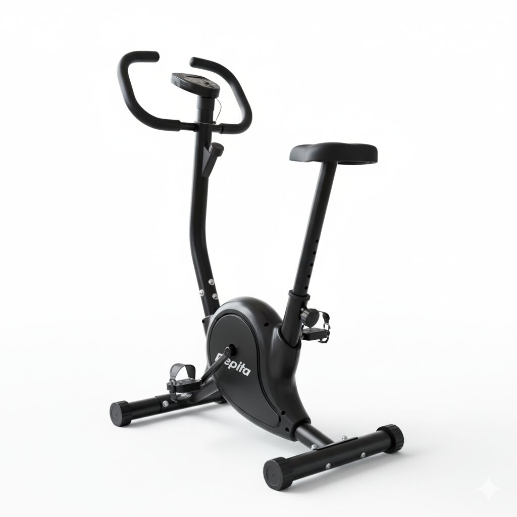 E-shop Pepita Mechanický bicykel s displejom a počítadlom kalórií - čierna