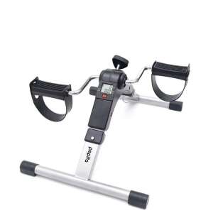 Pepita 2w1 Rower rehabilitacyjny do ćwiczeń rąk i nóg, srebrno-czarny, kompaktowy i łatwy do przechowywania - Trening w domu