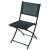 Jumi black folding garden chair