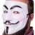 Guy Fawkes Anonymus Vendetta Maske - 18,5x20cm 107767887