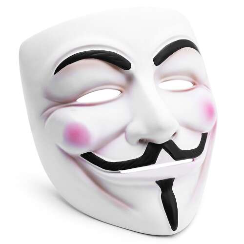 Maska Guy Fawkes Anonymus Vendetta - 18,5x20cm