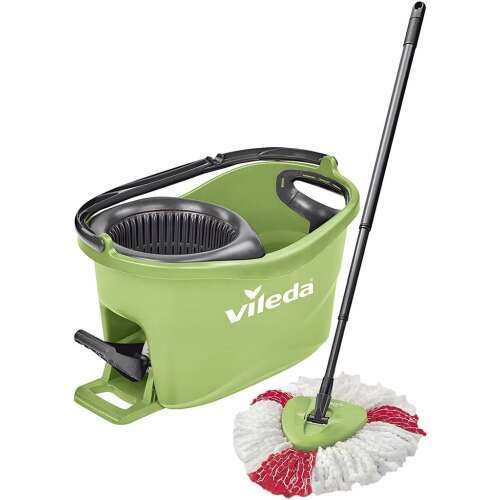 Vileda Turbo Wischmop und Eimer Set - Grün