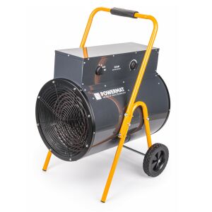 Elölnézet Powermat 30kW ipari elektromos fűtés termosztáttal - Powermat
