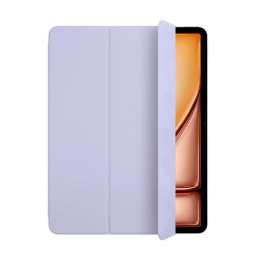 Apple Smart Folio 13 hüvelykes iPadhez, Ibolya, nyitott tok, amely az iPadot mutatja - Apple
