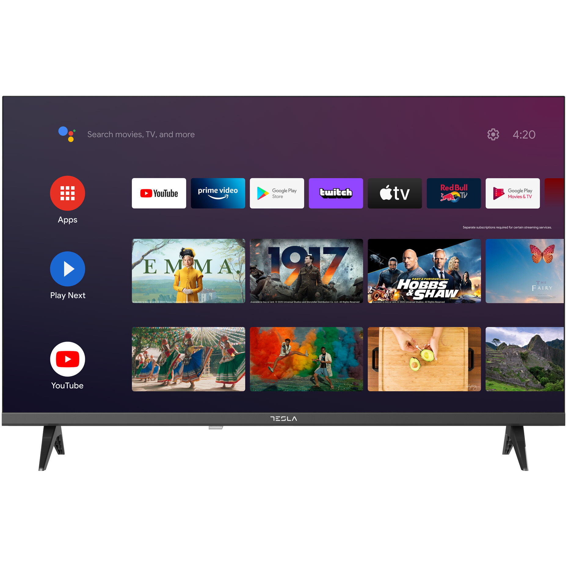 Tesla LED TV 32E635BHS, 81 cm, Smart Android, HD, Trieda E