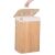 Bambusz Szennyestartó - 72L bamboo laundry basket with open lid