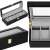 Watch Box 31.5x11x8 cm black organizer with 6 compartments 107821194