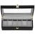 Watch Box 31.5x11x8 cm black organizer with 6 compartments 107821194