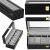 Watch Box 31.5x11x8 cm black organizer with 6 compartments 107821194