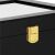 Watch Box 31.5x11x8 cm black organizer with 6 compartments 107821194