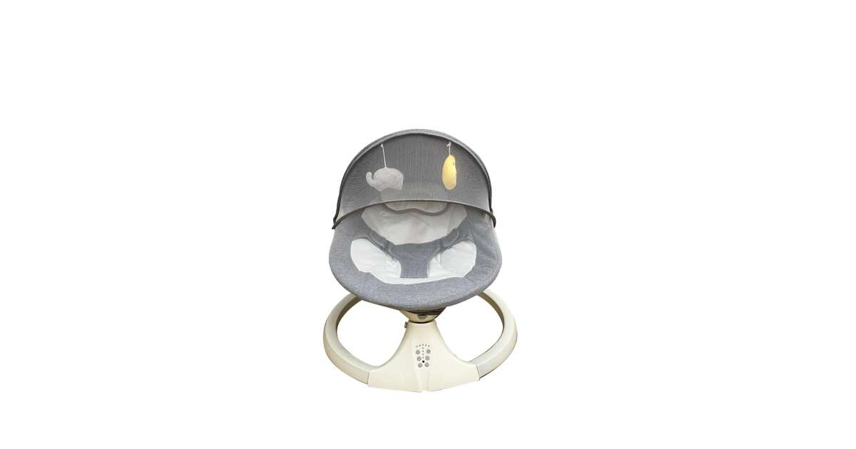 Pepita muzician balansoar Leagăn electric cu Bluetooth și telecomandă #gri deschis 119865632