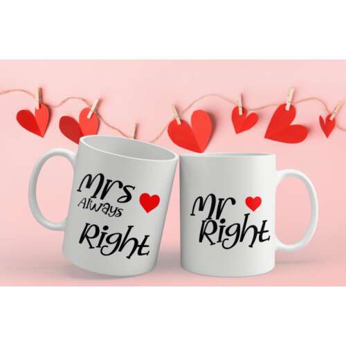 Mr-Mrs right  /  páros bögre 40392389