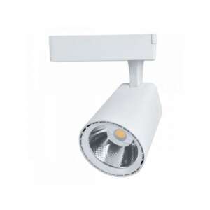 Sínes LED lámpa , track light , 1 fázisú , 2 pólusú , 20 Watt , 36° , természetes fehér , fehér , Elmark 107836409 - Elmark
