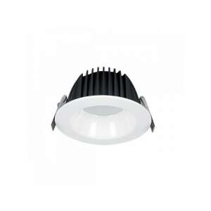 LED panel , mélysugárzó , 25W , süllyesztett , kerek , természetes fehér , IP44 , Elmark 107836446 - Elmark