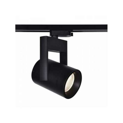 Sínes LED lámpa , track light , 3 fázisú , 4 pólusú , 35 Watt , meleg fehér , fekete , ELMARK 107836537