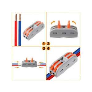 ELMARK 3-utas vezetékösszekötő bekötési rajz - Elmark