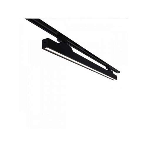 Sínes LED lámpa , track light , lineáris , 1 fázisú , 2 pólusú , 24 Watt , 56 cm , CCT , fekete , Elmark , K30
