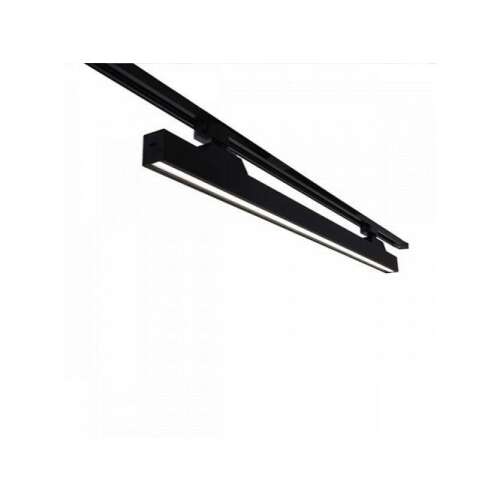 Sínes LED lámpa , track light , lineáris , 3 fázisú , 4 pólusú , 24 Watt , 56 cm , CCT , fekete , Elmark , K30 107836626