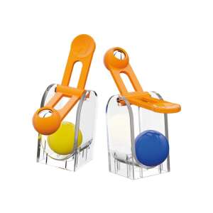 Hubelino golyópálya kiegészítő szett 2 kalapács mechanizmussal, 3 golyóval és átlátszó műanyag alapokkal - Hubelino