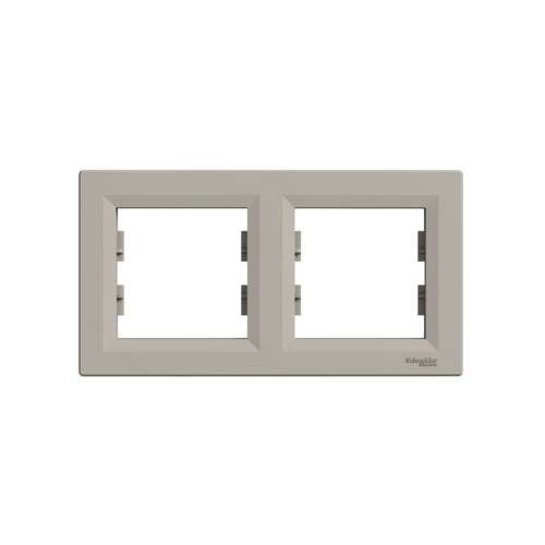 Schneider Electric ASFORA cadru orizontal dublu, bronz