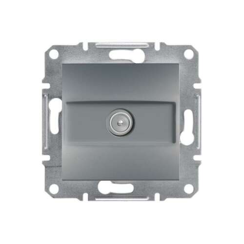 Schneider Electric Asfora TV-Steckdose, Stahl, Endkappe, für Wandmontage