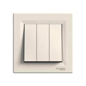 Schneider Electric ASFORA dreifach Schalter beige - Schneider Schalter