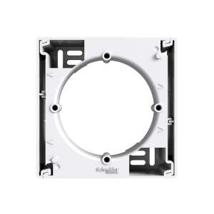 Cadru modular unic Asfora alb Schneider Electric, EPH6100121 - Schneider Rame pentru întrerupătoare