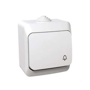 Schneider WDE000512 CEDAR PLUS fehér egypólusú csengőjellel IP44 védelemmel - Schneider