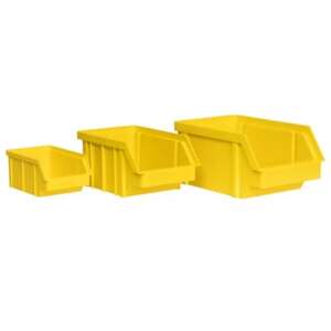 Stalflex gelbe Aufbewahrungsboxen, kleine Größe - Werkzeug- & Teilesortierer