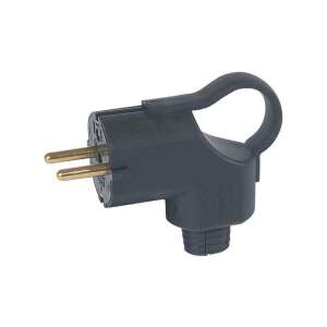 Priză Legrand 050252 neagră împământată cu conectare laterală și extragere - Prize