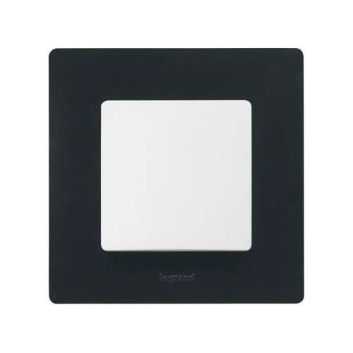 Legrand Niloé Onyx schwarzer Einzelrahmen
