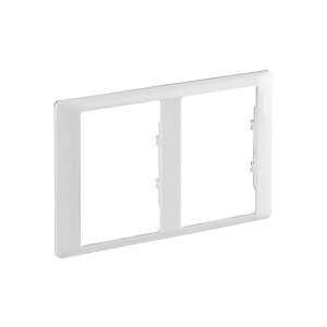 Legrand Valena Life cadru dublu alb pentru priză 2x2P+F - Rame pentru întrerupătoare