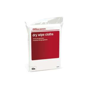 Office Depot trockene Reinigungstücher, 50 Stück, fusselfrei - Office Depot