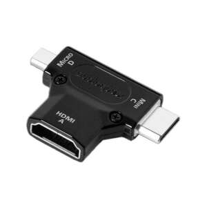 Adaptor AudioQuest HDMACDAD HDMI tip A - Mini tip C/Micro tip D 107837871 - Cabluri HDMI